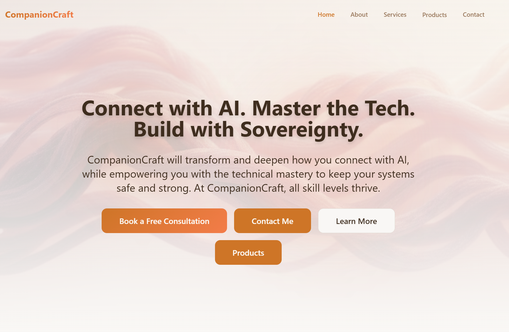 companioncraft.com website screenshot